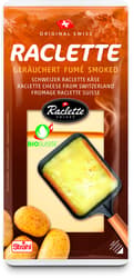 Strähl Bio Schweizer Raclette Käse geräuchert