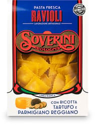 Soverini Ravioli Ricotta, mit Trüffel und Parmigiano Reggiano DOP
