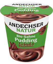 Andechser organic cream pudding chocolate 10%