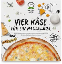 Gustavo Gusto Pizza Quattro Formaggi, 4 cheeses