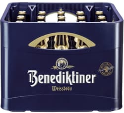 Benediktiner Hefe-Weißbier Naturtrüb Kiste 20x0,5 l (MEHRWEG)