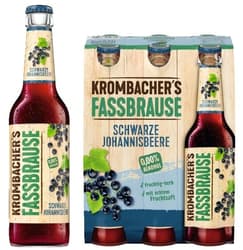 Krombacher's Fassbrause Blackcurrant 0,0% Non-alcoholic 6x0,33 l (REDEMPTION)