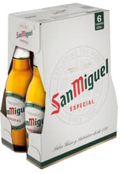 San Miguel Especial Lager 6x0,33 l (MEHRWEG)