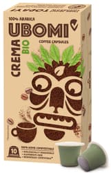 Ubomi BIO Caffe Crema 100% Arabica 10 Nespresso compatible capsules