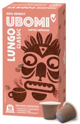 Ubomi Lungo Classic 100% Arabica 10 Nespresso compatible capsules