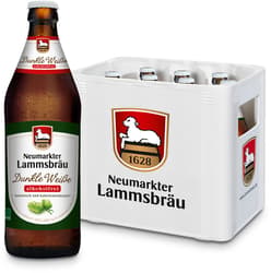 Lammsbräu BIO Dunkle Weisse non-alcoholic crate 10x0,5 l (MOREWEG)