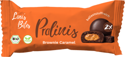 Lini's Bites BIO Brownie Caramel Pralinis glutenfrei