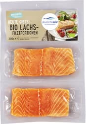 Deutsche See BIO Salmon fillets without skin, frozen