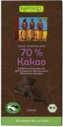 Rapunzel BIO Dark Chocolate 70% Cocoa with Rapadura
