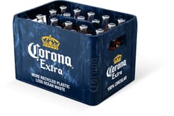 Corona Extra Premium Lager Kiste aus Meeresmüll 20x0,355 l (MEHRWEG)