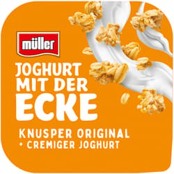 Müller Joghurt mit der Ecke Müsli Knusper Original