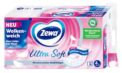 Zewa Ultra Soft Toilettenpapier mit Strohanteil, 4 lagig, 150 Blatt