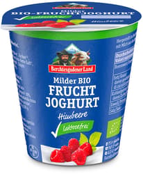 Berchtesgadener Land Organic Fruit Yoghurt Raspberry 3.9% lactose-free