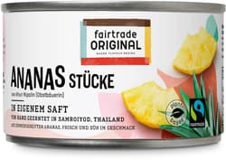 Fairtrade Original Ananasstücke in eigenem Saft