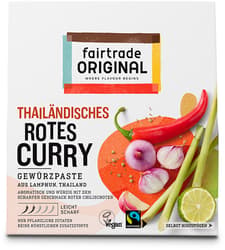 Fairtrade Original Thai Rote Currypaste Leicht Scharf