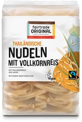 Fairtrade Original BIO Vollkornreisnudeln glutenfrei
