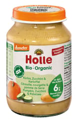 Holle Glas Gemüse Zucchini & Kürbis mit Kartoffel Demeter