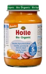 Holle DEMETER Glas Menü Karotten, Kartoffel & Rind