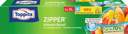 Toppits Zipper Allzweck Beutel 3 L