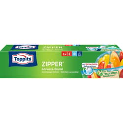 Toppits Zipper Allzweck Beutel 3 L