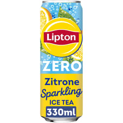 Lipton Ice Tea Sparkling Lemon Zero tin (ONE WAY)