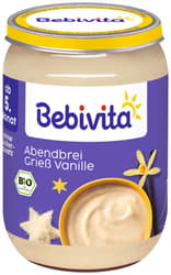 Bebivita BIO Grieß-Vanille, ab dem 5. Monat
