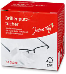 Jeden Tag Brillen-Reinigungstücher 54 stk.
