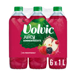 Volvic Juicy Summer Fruits 6x1,0 l PET (ONE WAY)