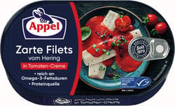 Appel MSC tender herring fillets tomato cream