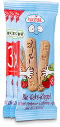 FruchtBar – Bio-Keks-Riegel mit Dinkel, Himbeere, Erdbeere, Apfel