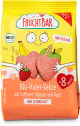 FruchtBar - Organic oat cookies with strawberry, banana and apple