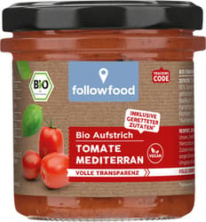 followfood BIO Aufstrich Tomate mediterran