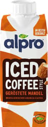 Alpro vegan coffee with almond drink