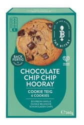 The Bitery Chocolate Chip Chip Hooray Cookie Teig VEGAN