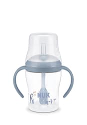 NUK Perfect Match Trinklernflasche Strohhalm Pinguin 150ml
