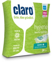 claro Hygiene Dishwasher Tabs 30pcs 20g