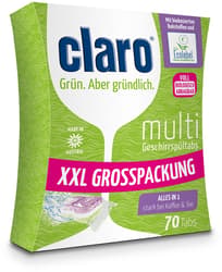 claro Multi Dishwasher Tabs 70pcs 20g