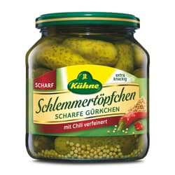 Kühne Schlemmertöpfchen Scharfe Gürkchen