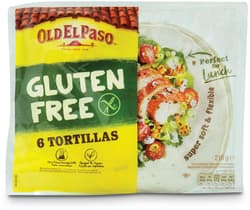 OLD EL PASO Tortillas 6 Stück a 36g 15cm glutenfrei