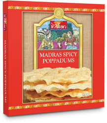Truly Indian Poppadums Madras, spiced