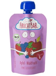 FruchtBar BIO-Fruchtpüree, Apfel, Waldfrucht