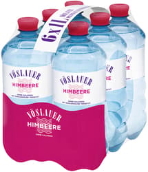 Vöslauer Flavour Raspberry 6x1,0 l PET (ONE WAY)
