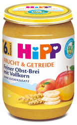 HiPP Feiner Obst-Brei mit Vollkorn