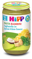 HiPP Tagliatelle in Spinat-Käse-Sauce ab 12. Monat