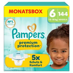 Pampers Premium Protection Windeln Gr.6, Monatsbox, 13+kg