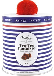 Mathez Schokotrüffel Vollmilch in Navy Dose