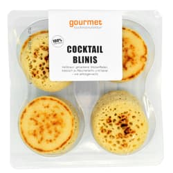 Gourmet Kochmanufaktur cocktail blinis