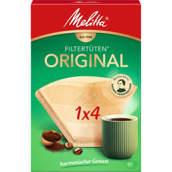 Melitta Original Filter Bags 1x4 Natural Brown