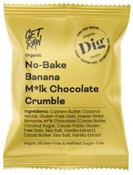 Dig BIO No-Bake Banana M*lk Chocolate Crumble glutenfrei