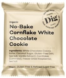 Dig BIO No-Bake Cornflake White Chocolate Cookie glutenfrei